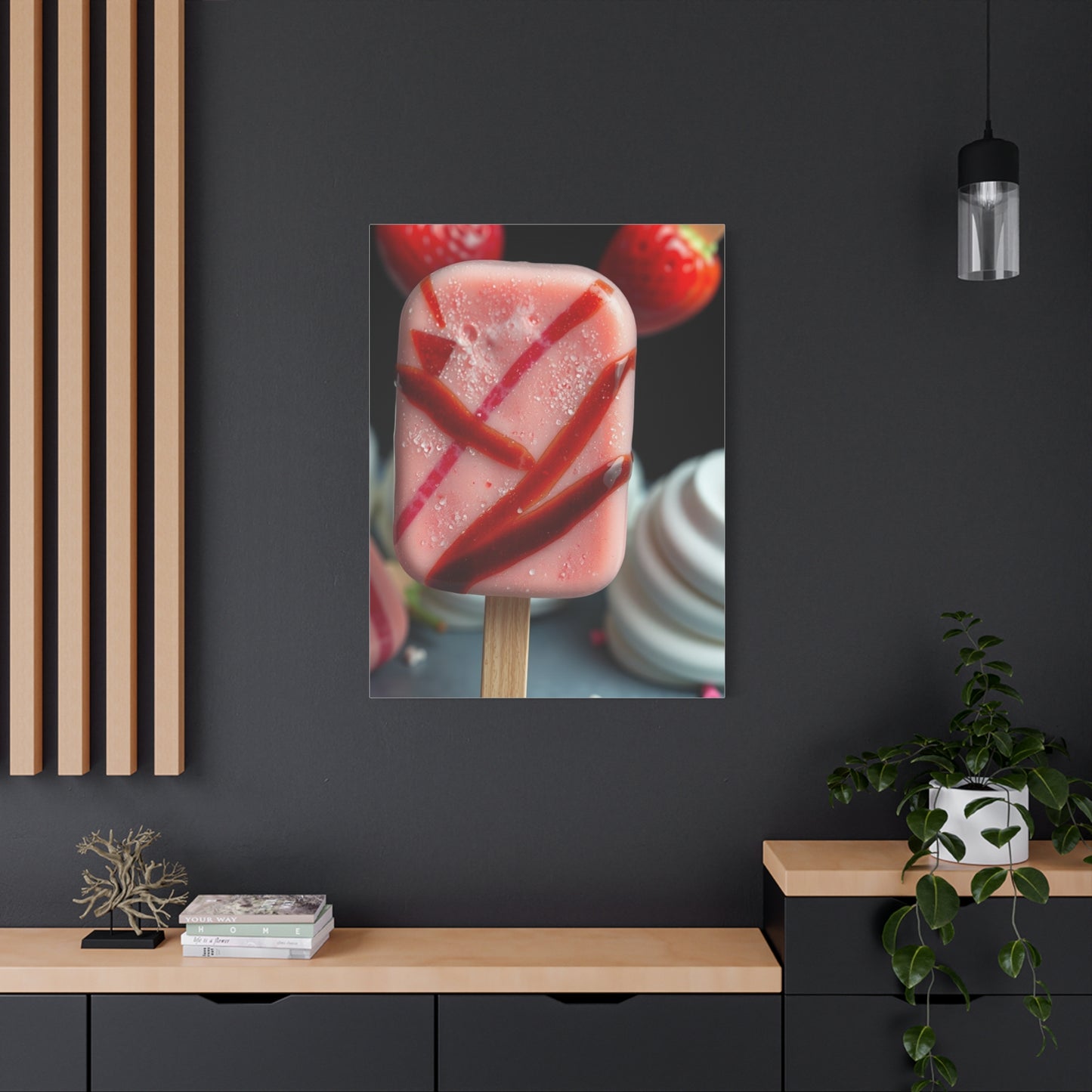 Ice Cream & Popsicle Art Luxury Canvas Wall Art & Canvas Print