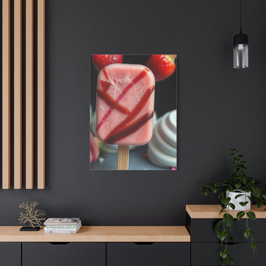 Ice Cream & Popsicle Art Luxury Canvas Wall Art & Canvas Print