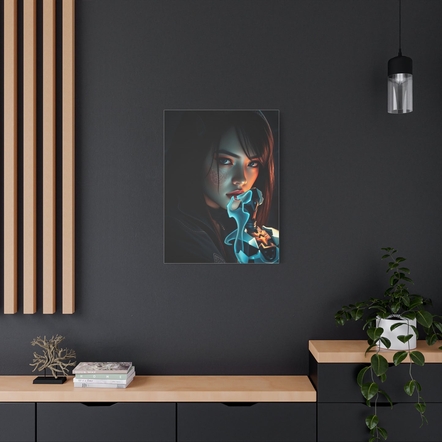 Charcoal Enchantment Art Wall Art & Canvas Print