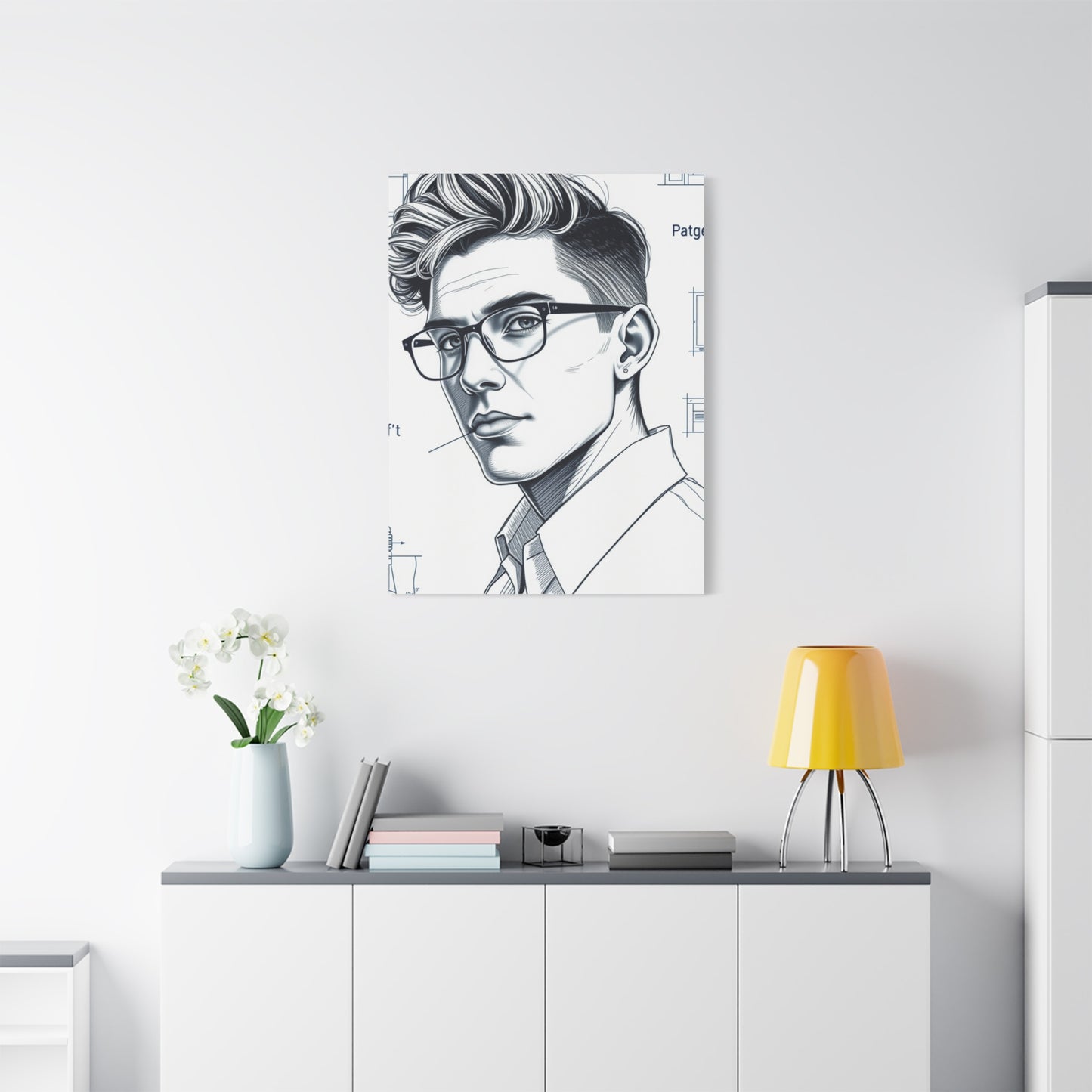 Supreme Blueprint & Patent Sketches Art Collection Wall Art & Canvas Print