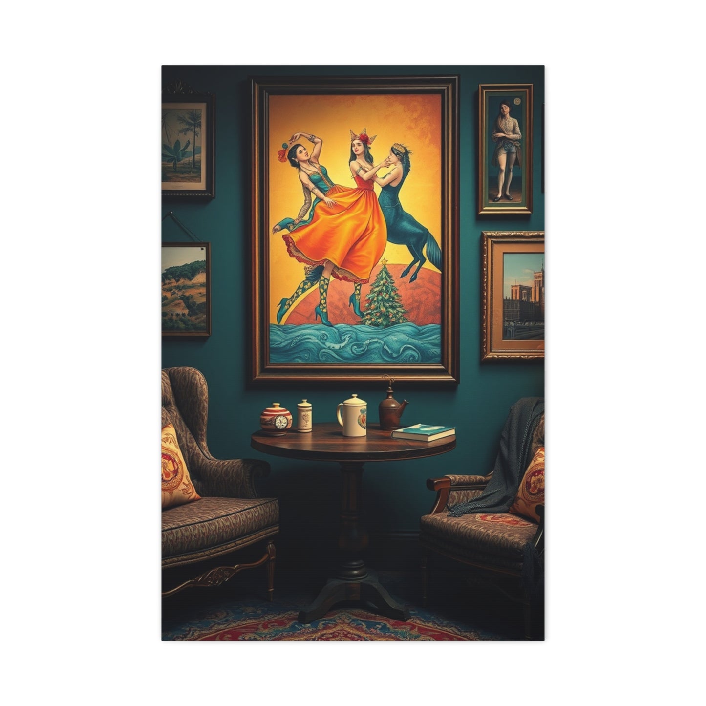 Nostalgic Artistry Display Wall Art & Canvas Print