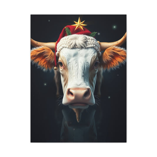 Noel Bovine Serenity Canvas wall art & canvas print