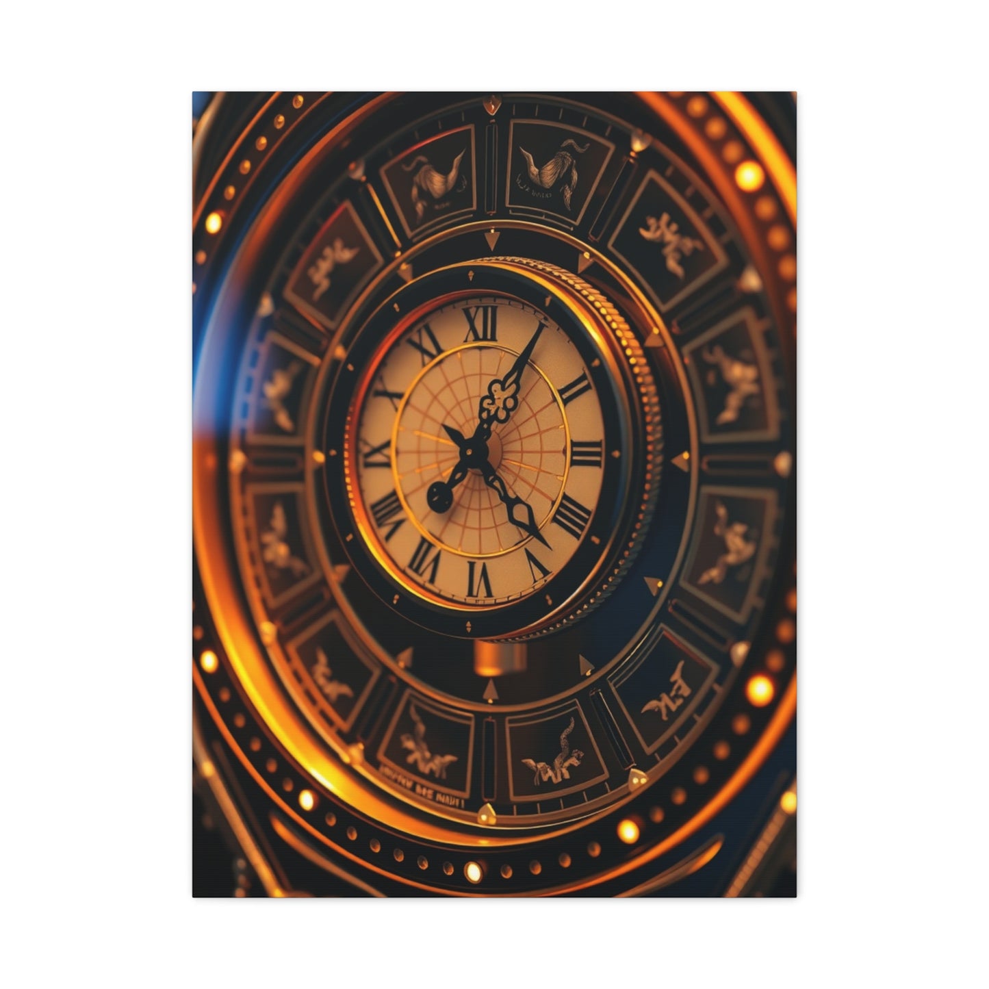 Clock Art Refined Canvas Wall Art & Canvas Print