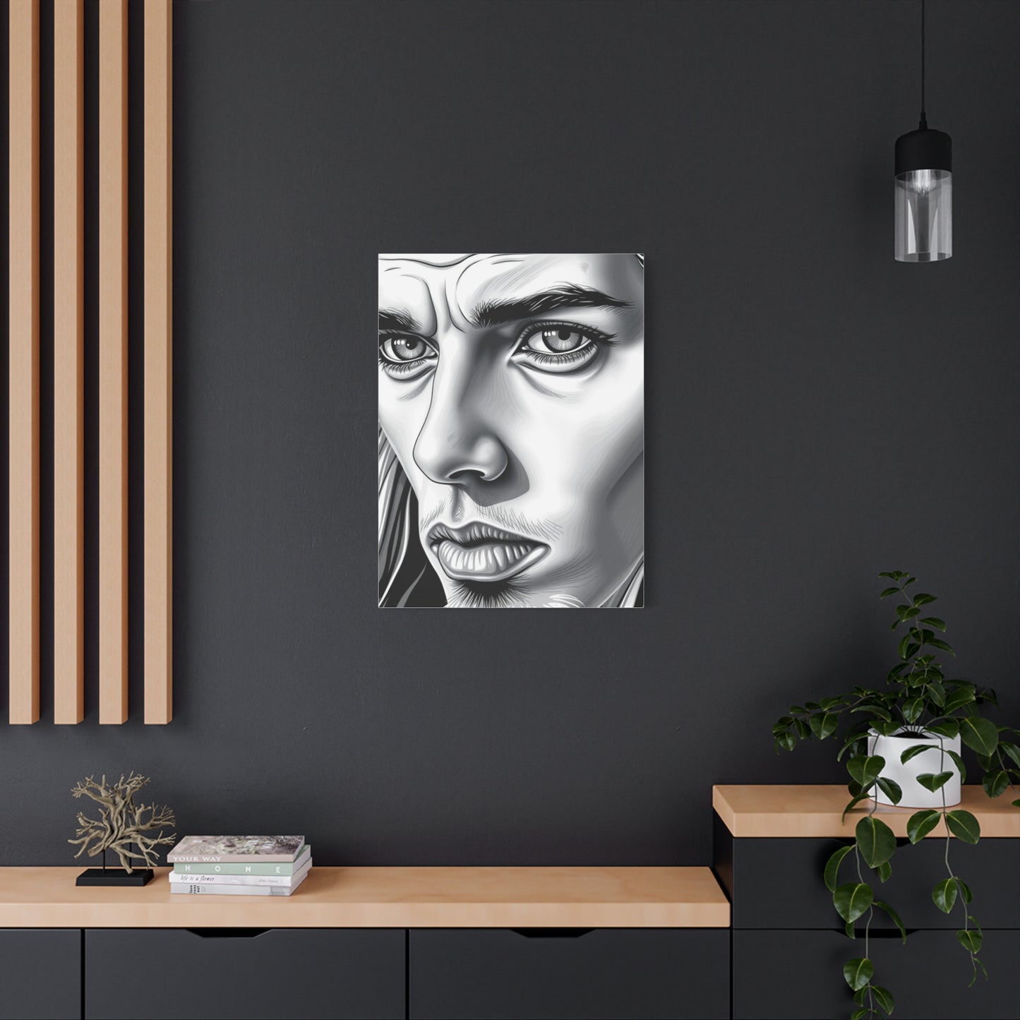 Supreme Black and White Illustrations Art Collection Wall Art & Canvas Print