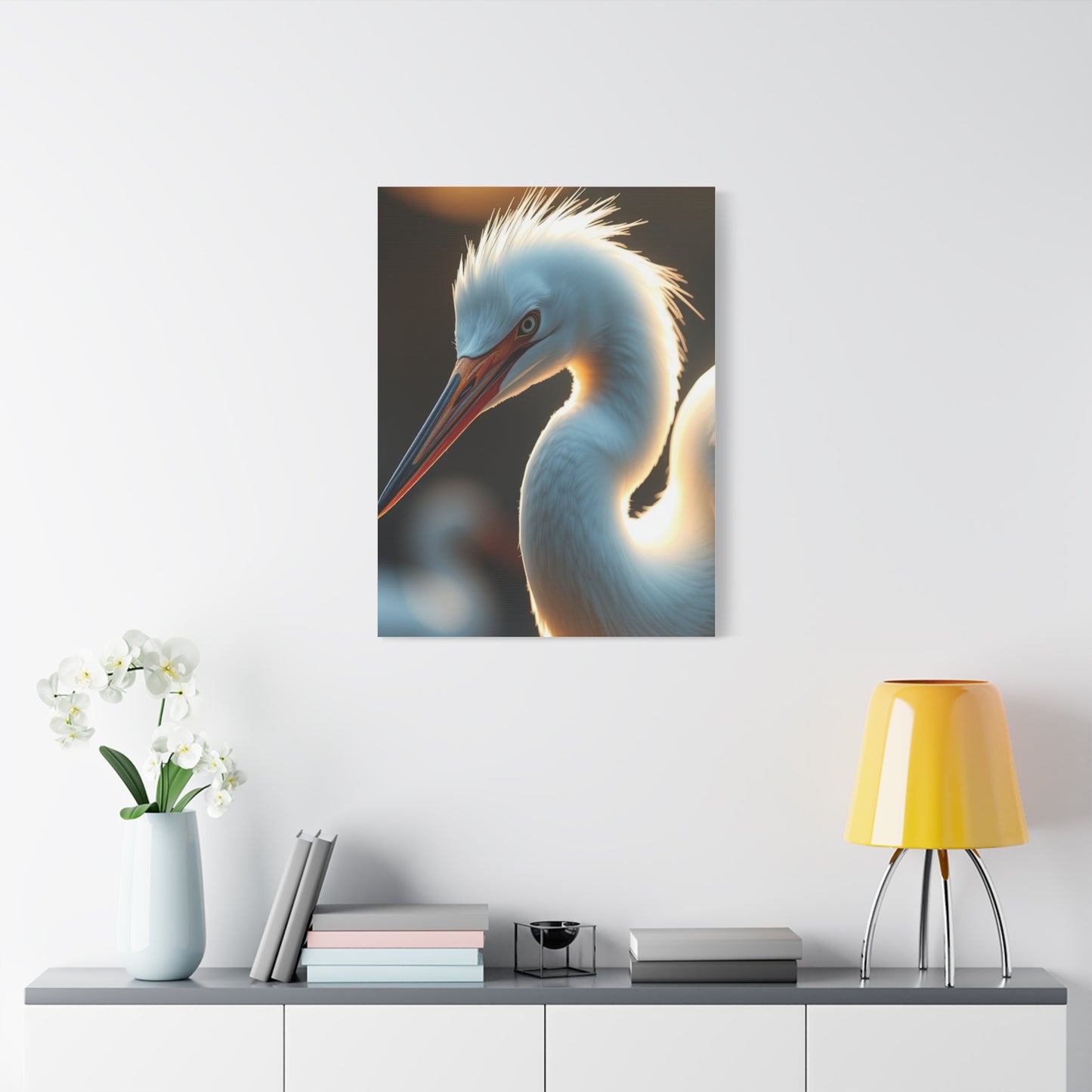 Egret Art Refined Canvas Wall Art & Canvas Print