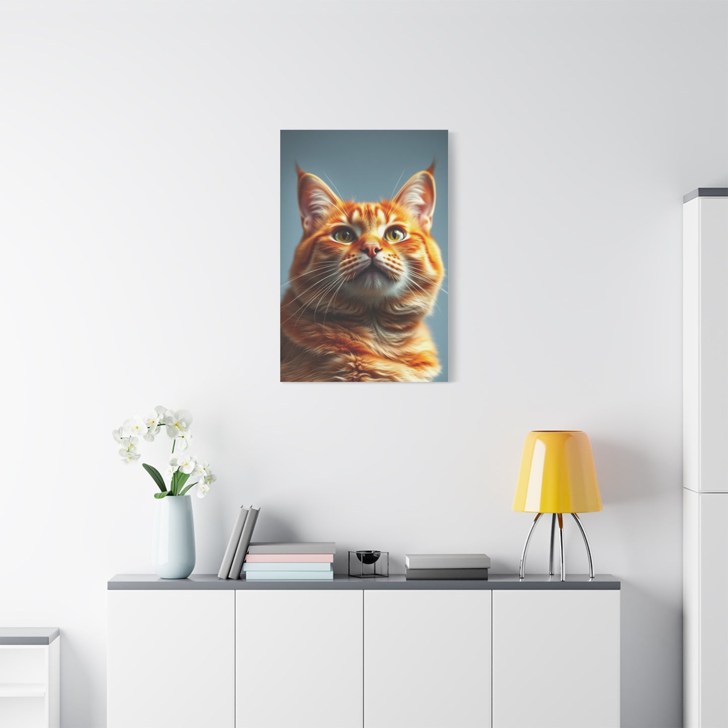 Orange Cat Art Luxury Canvas Wall Art & Canvas Print