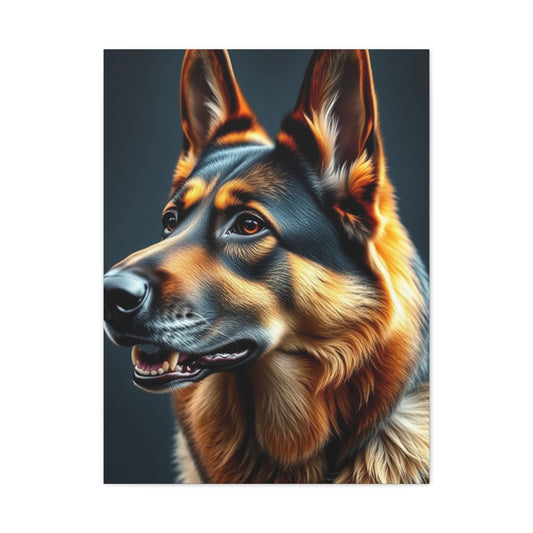 Supreme German Shepherd Art Collection Wall Art & Canvas Print