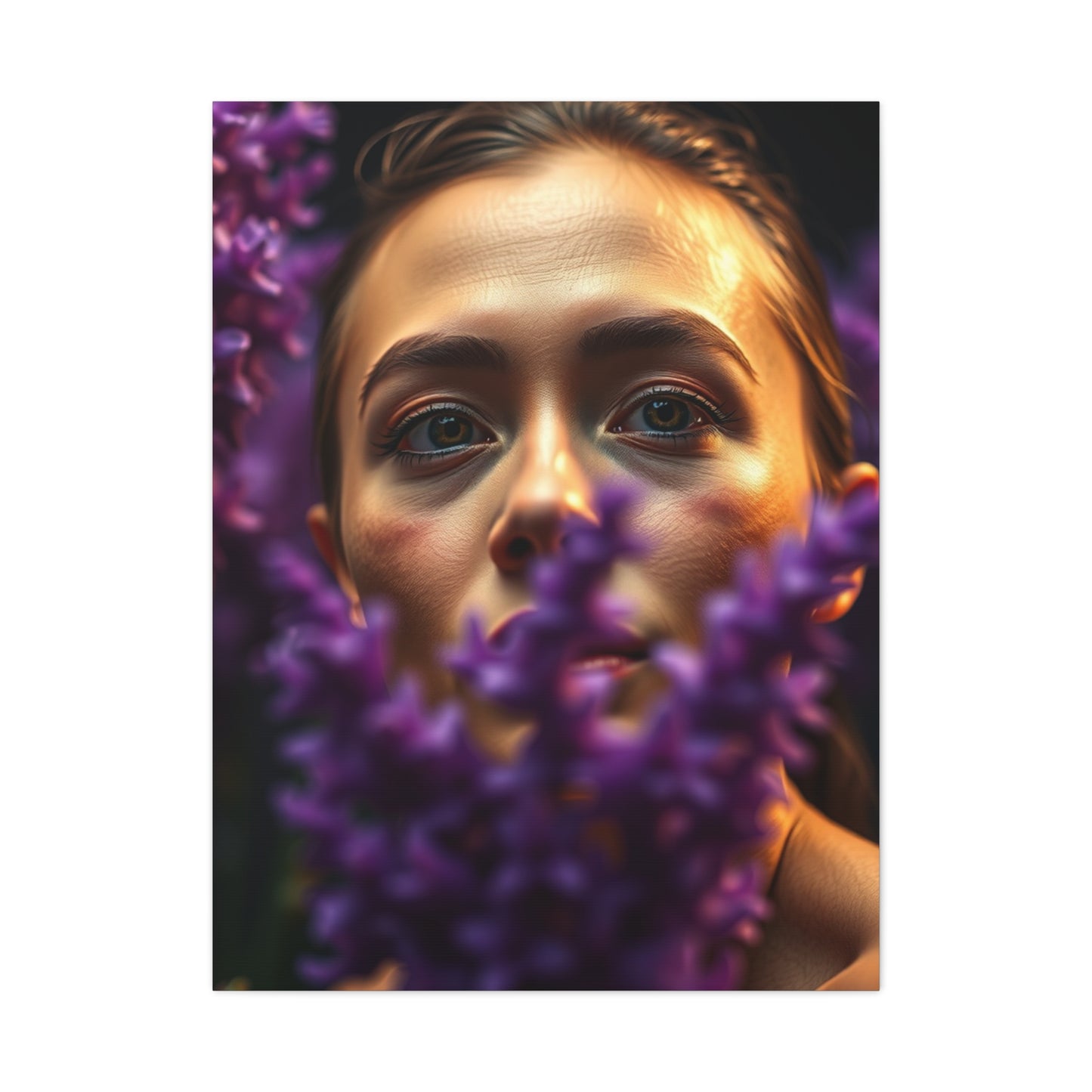 Opulent Orchid Impression Wall Art & Canvas Print