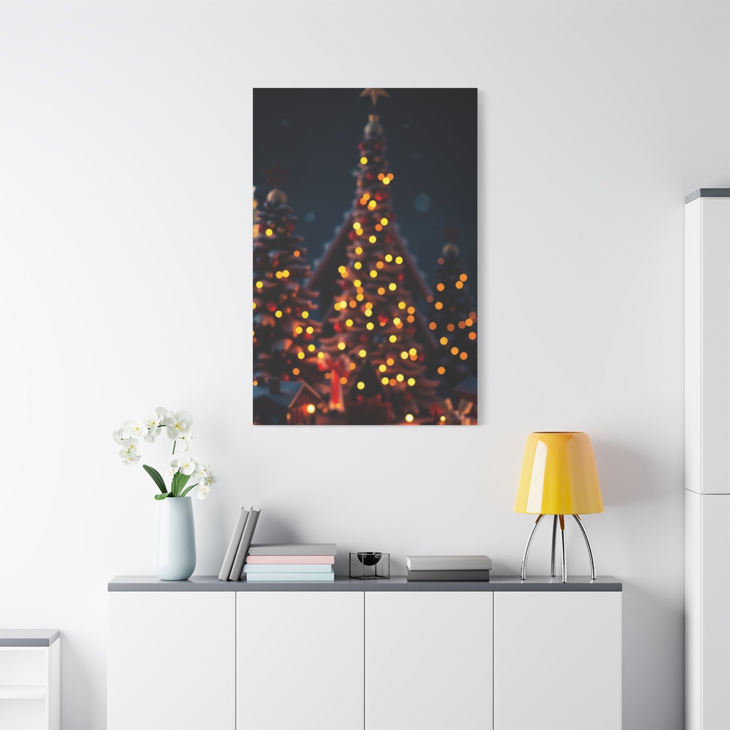 Vision Black Christmas Art Art Wall Art & Canvas Print