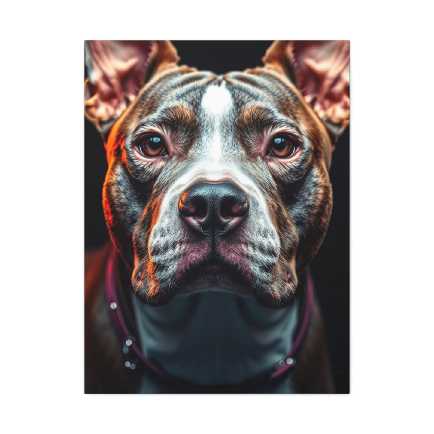 Collection Pit Bull Art Art Wall Art & Canvas Print