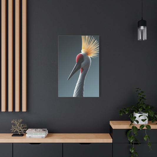 Crane Bird Art Luxury Canvas Wall Art & Canvas Print