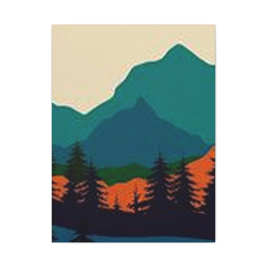 Mountain Drawing Wall Art & Canvas Prints