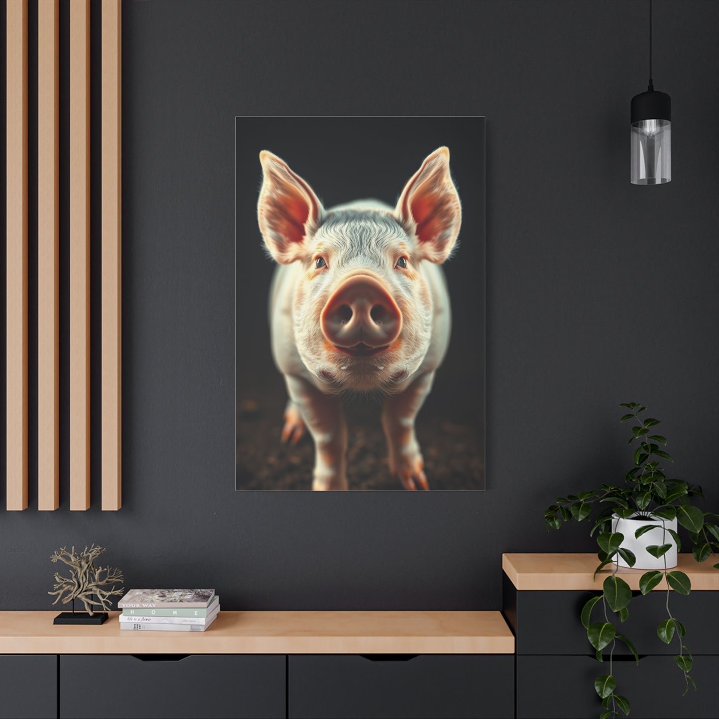 Masterpiece Pig Art Vision Wall Art & Canvas Print