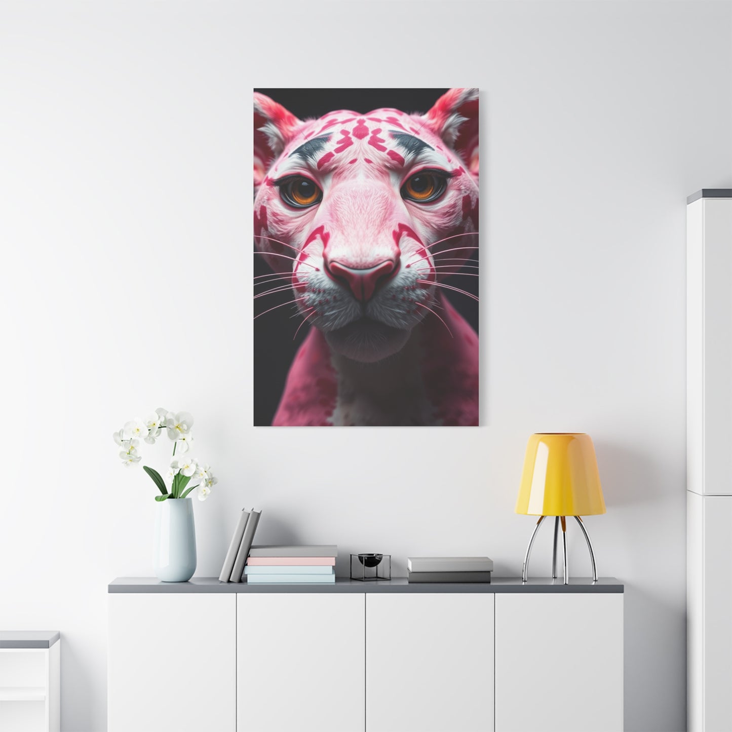 Rosy Panther Enchantment Wall Art & Canvas Print