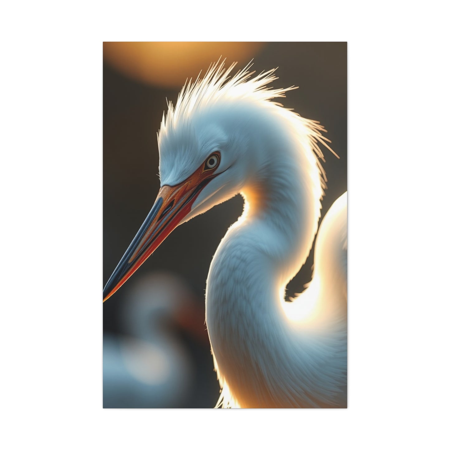 Egret Art Refined Canvas Wall Art & Canvas Print