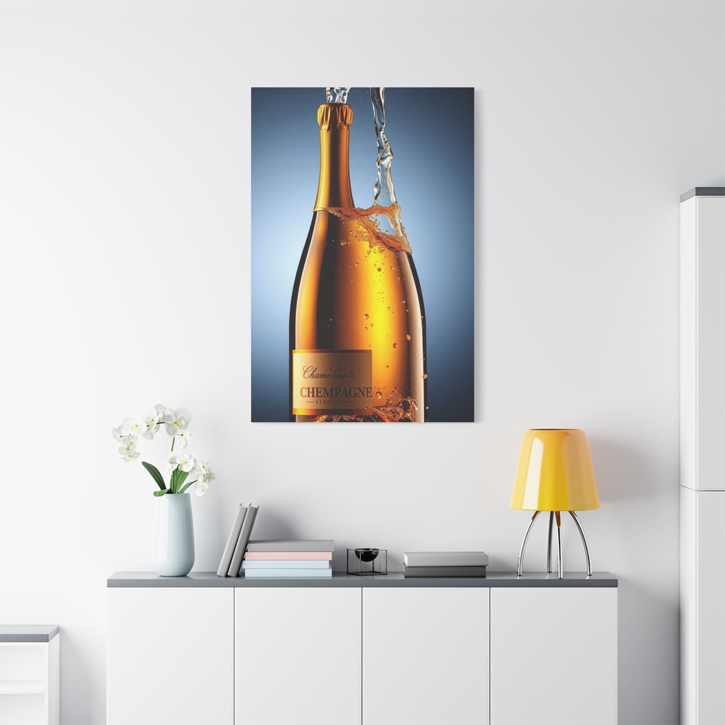 Champagne Art Luxury Canvas Wall Art & Canvas Print