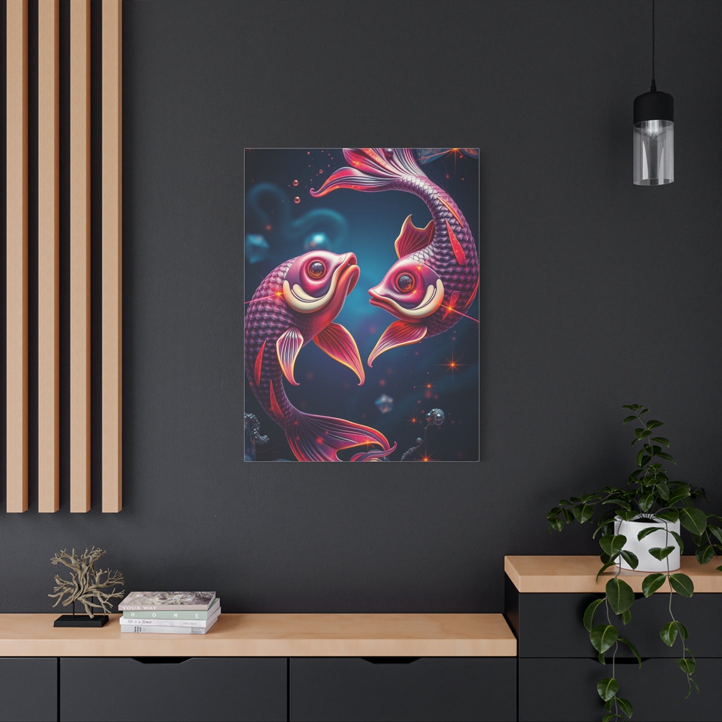 Aquatic Zodiac Opulence wall art & canvas print