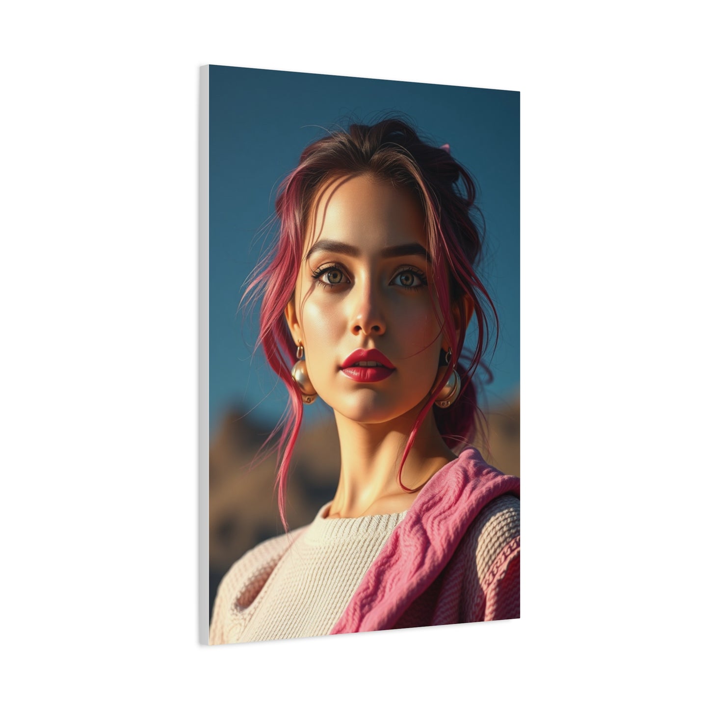 Rosy Horizon Canvas Wall Art & Canvas Print