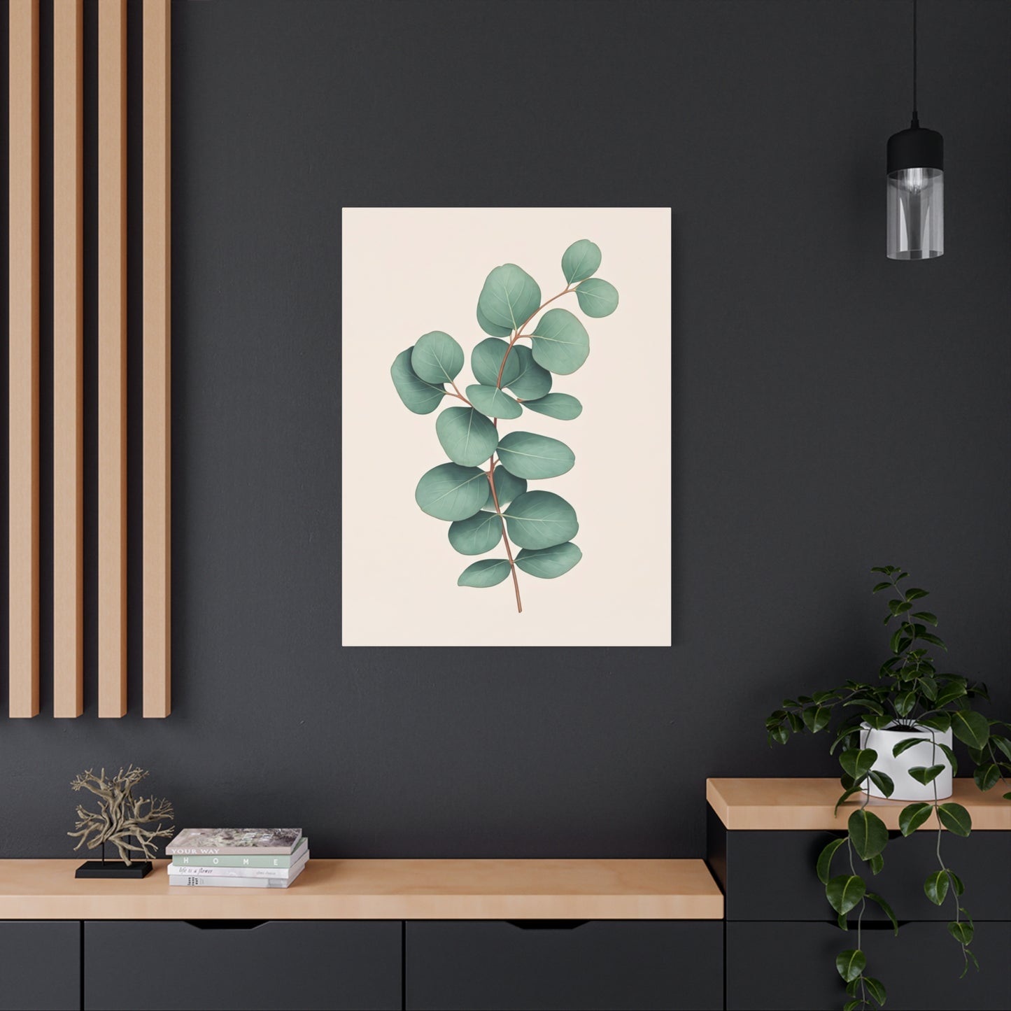 Eucalyptus Stem Soft Botanical Wall Art & Canvas Prints