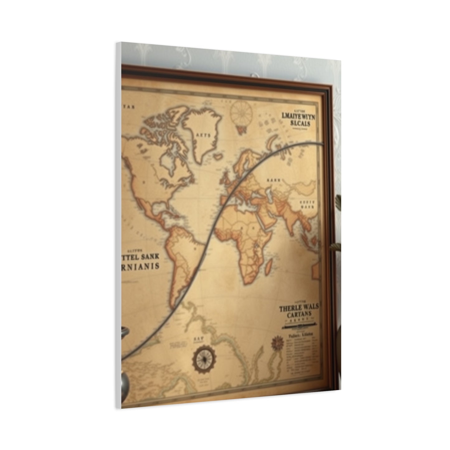 Antique Maps Art Artisan Canvas Wall Art & Canvas Print