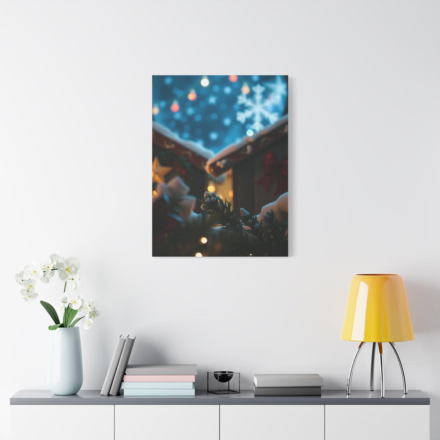 Enchanted Christmas Scene Wall Art & Canvas Print
