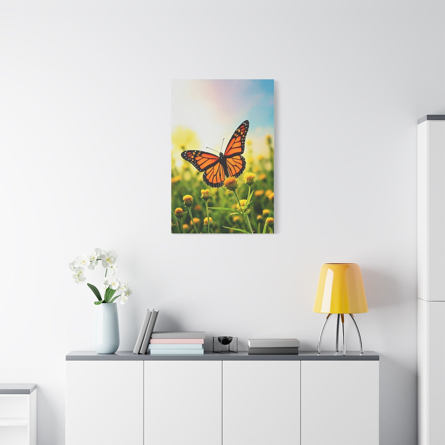 Monarch Butterfly Meadow Flight Wall Art & Canvas Prints