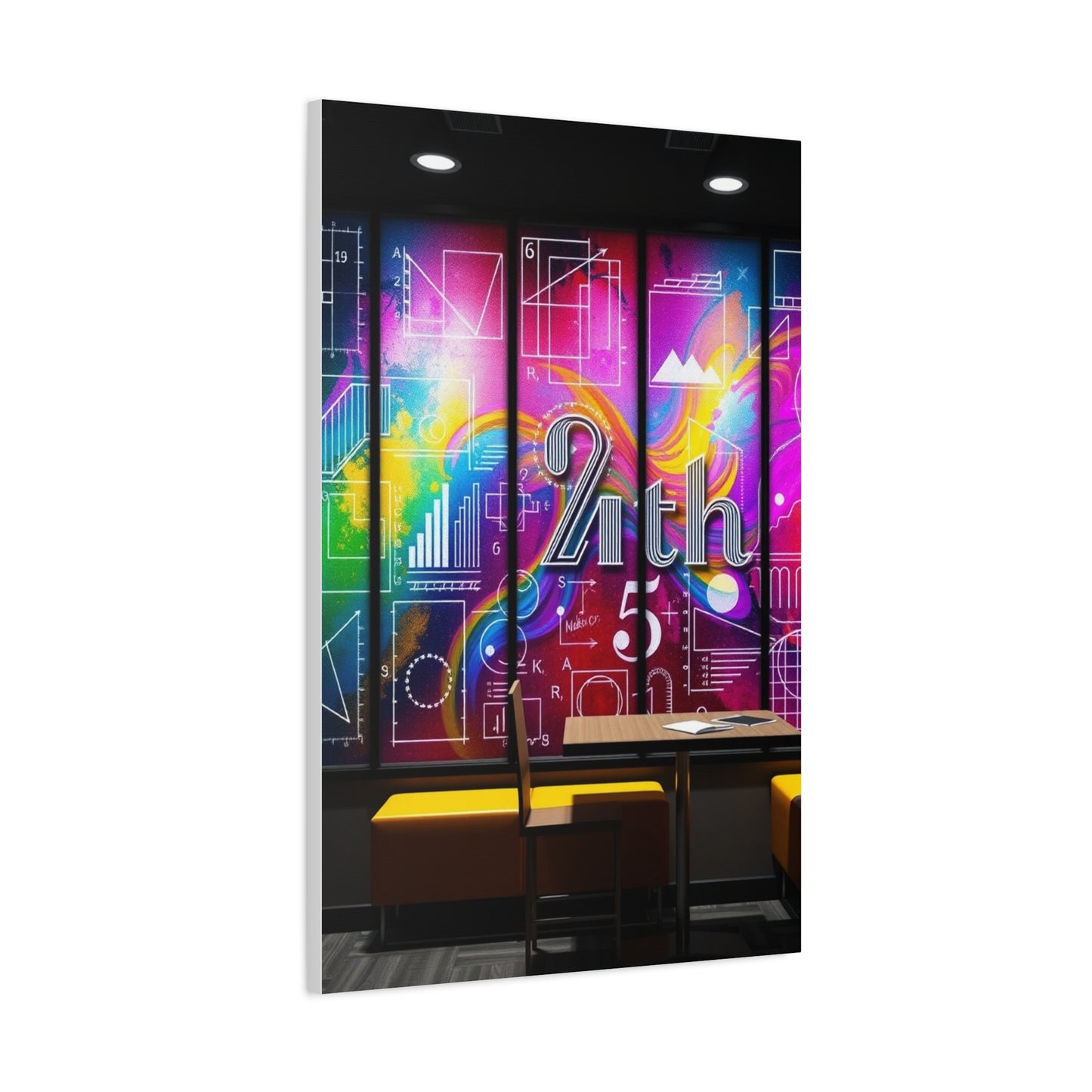Modern Math Art for Creative Spaces Luxury Canvas Wall Art & Canvas Print