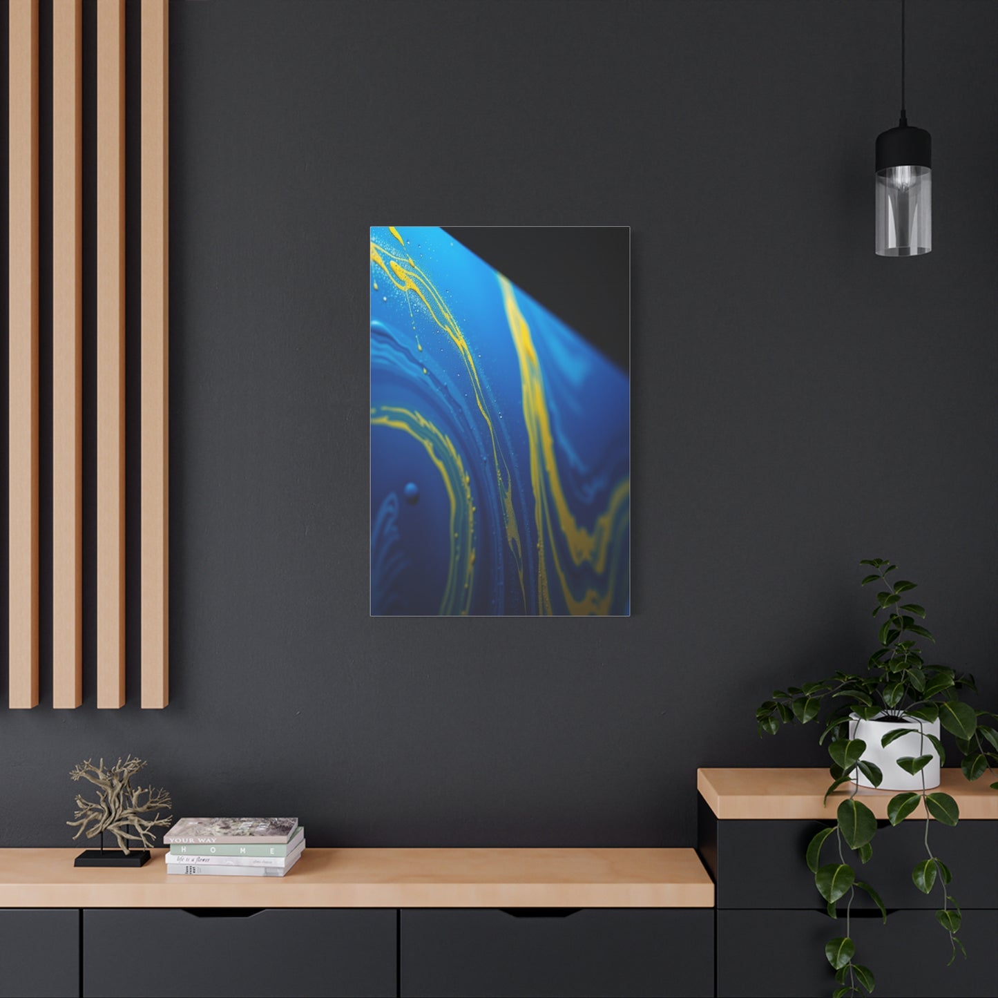 Blue & Yellow Art Supreme Gallery Wall Art & Canvas Print