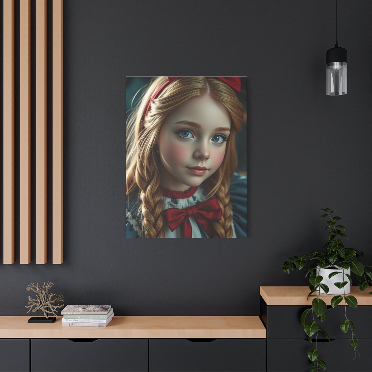 Alice In Wonderland Characters Art Artisan Canvas Wall Art & Canvas Print