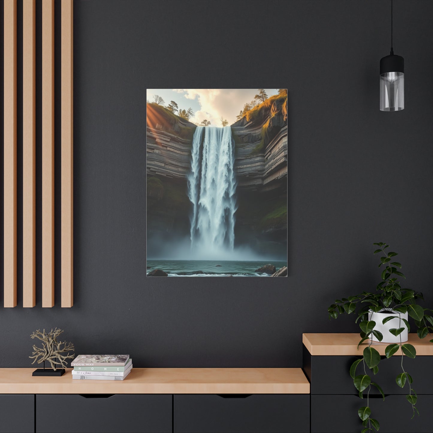 Pristine Cascade Tapestry Wall Art & Canvas Print