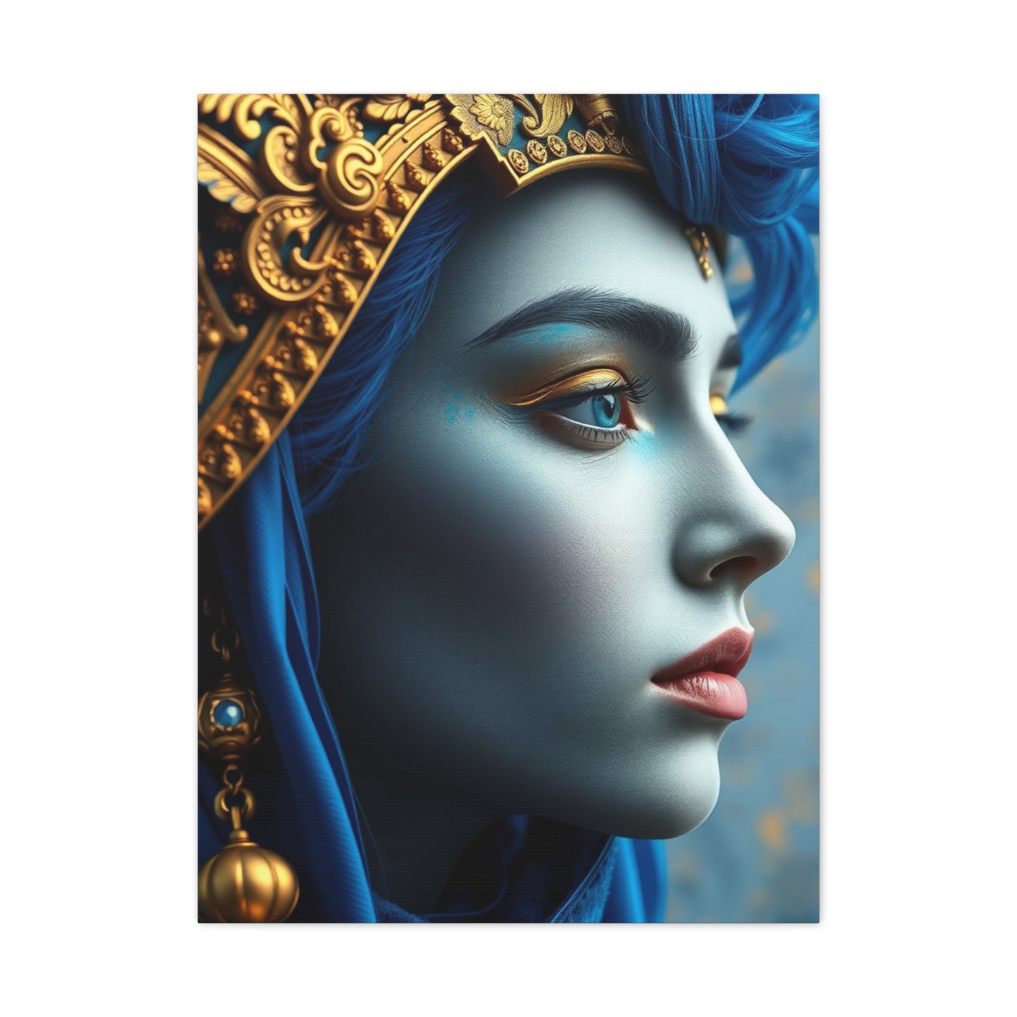 Blue & Gold Art Refined Canvas Wall Art & Canvas Print