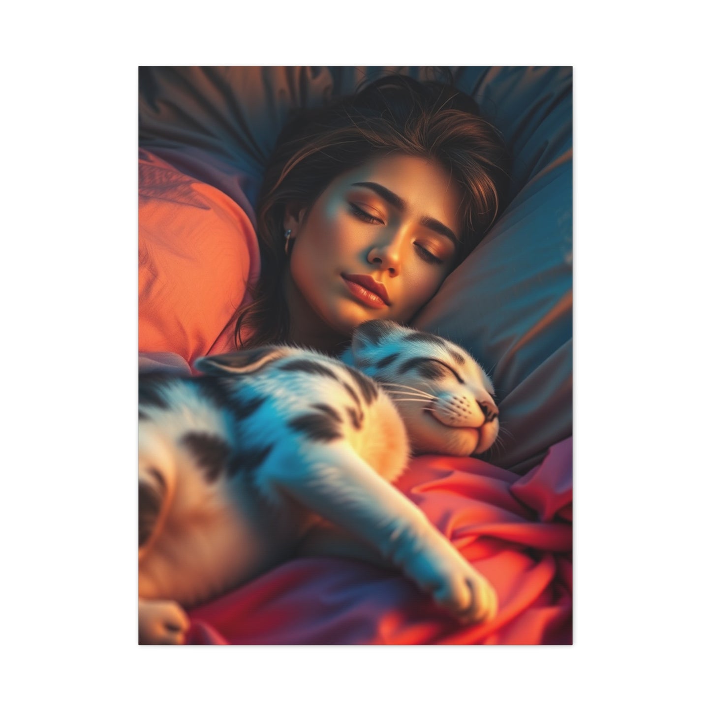 Masterpiece Sleeping & Napping Art Vision Wall Art & Canvas Print