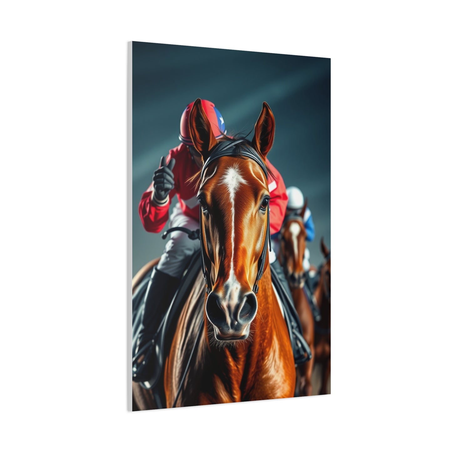 Horse Racing Art Refined Canvas Wall Art & Canvas Print