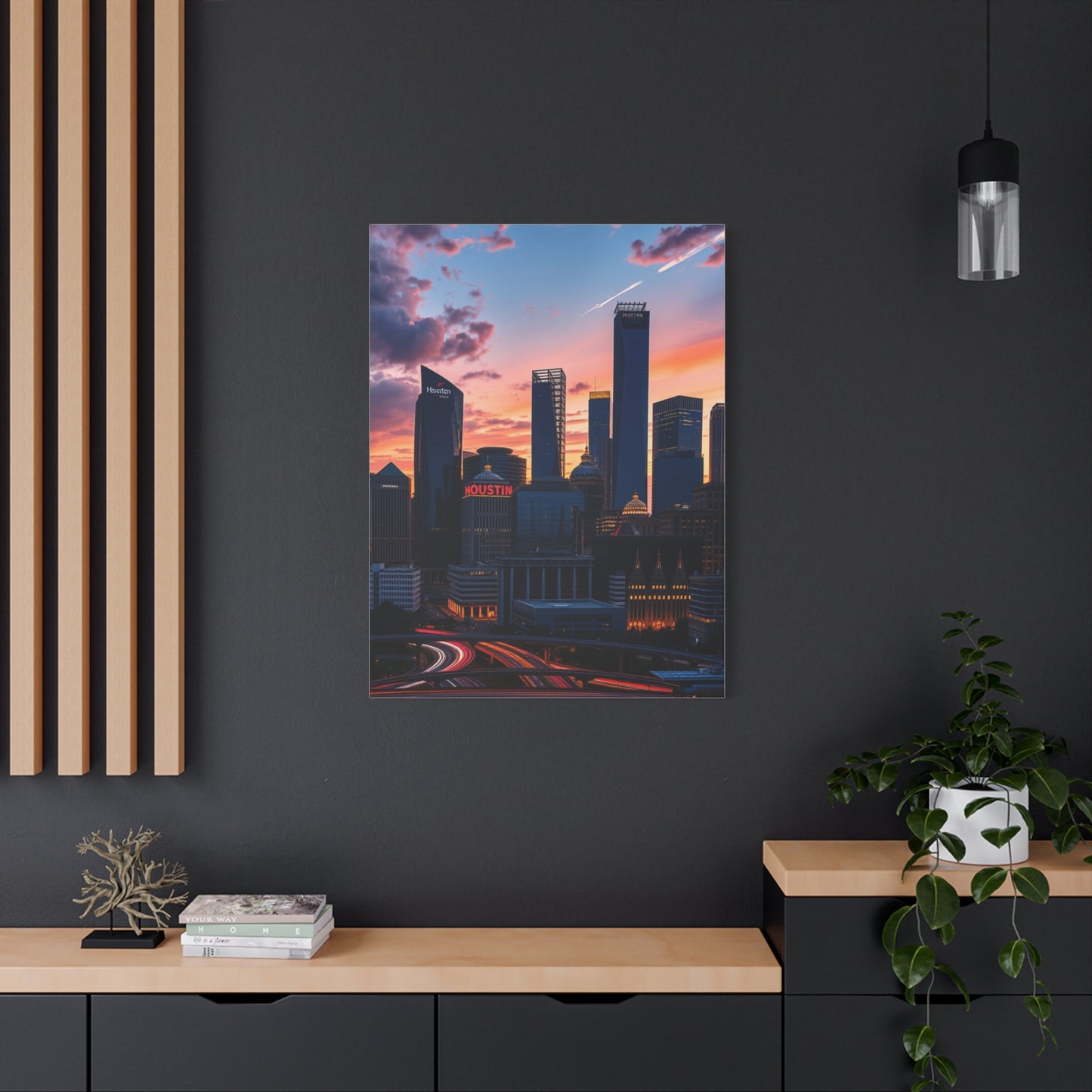 Houston Skylines Art Supreme Gallery Wall Art & Canvas Print