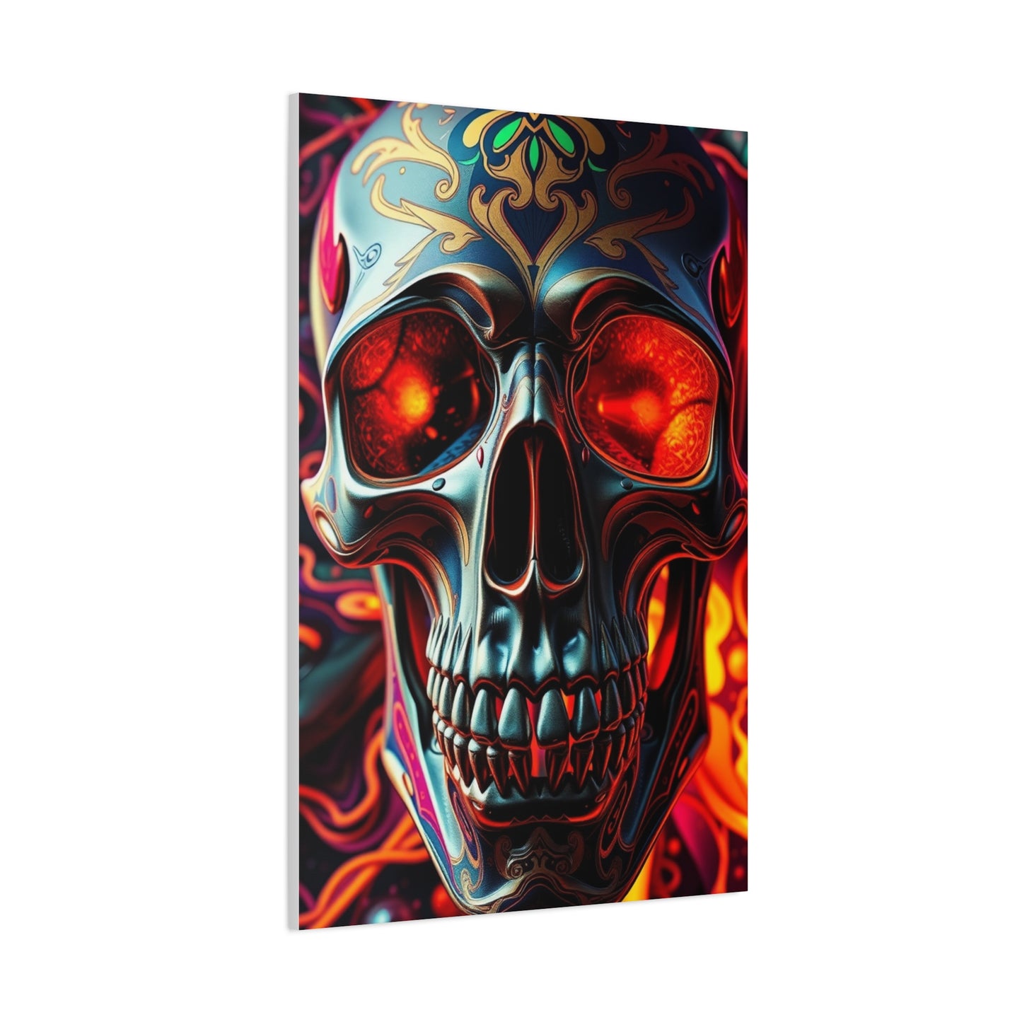 Luminous Skull Enigma Wall Art & Canvas Print
