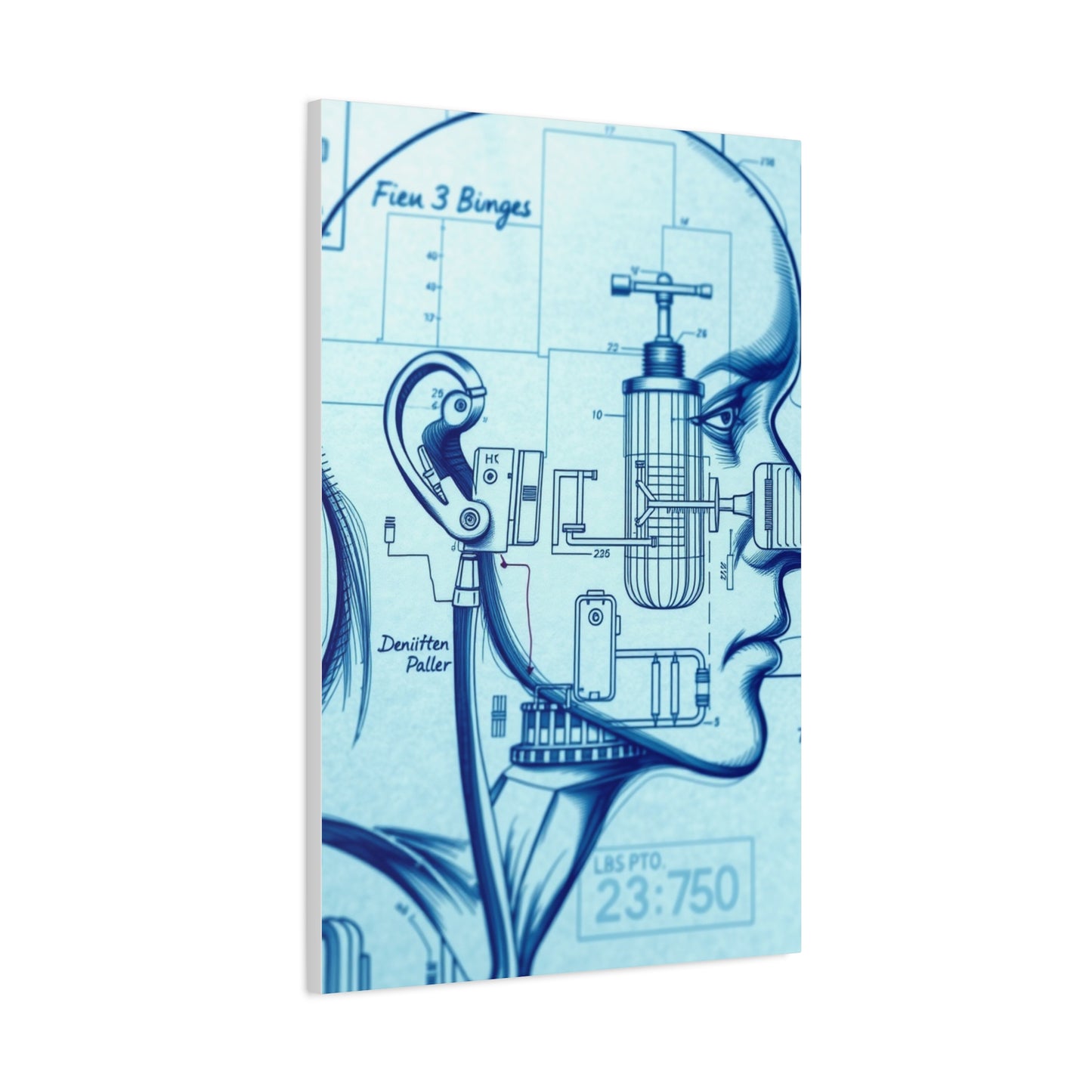 Supreme Blueprint & Patent Sketches Art Collection Wall Art & Canvas Print