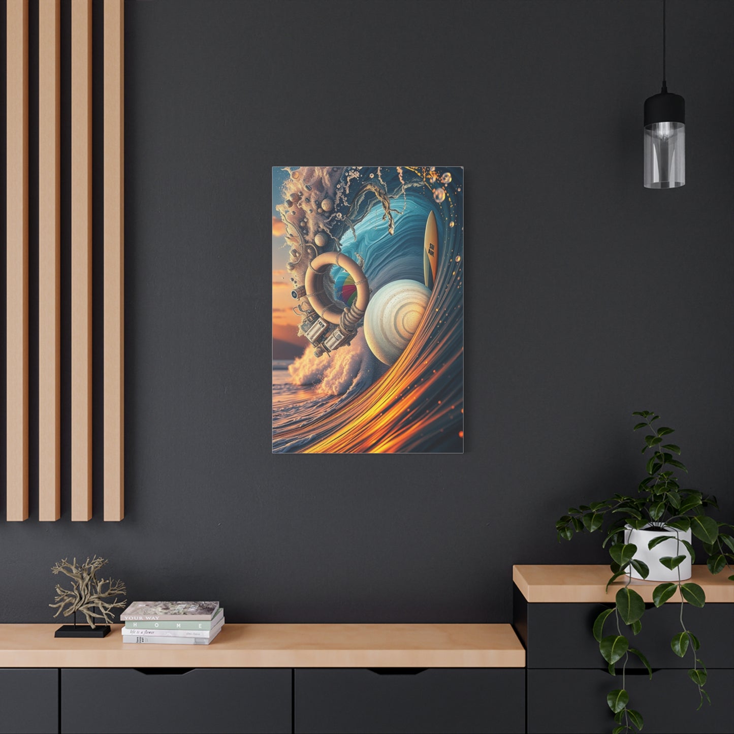 Coastal Opulence Canvas Wall Art & Canvas Print