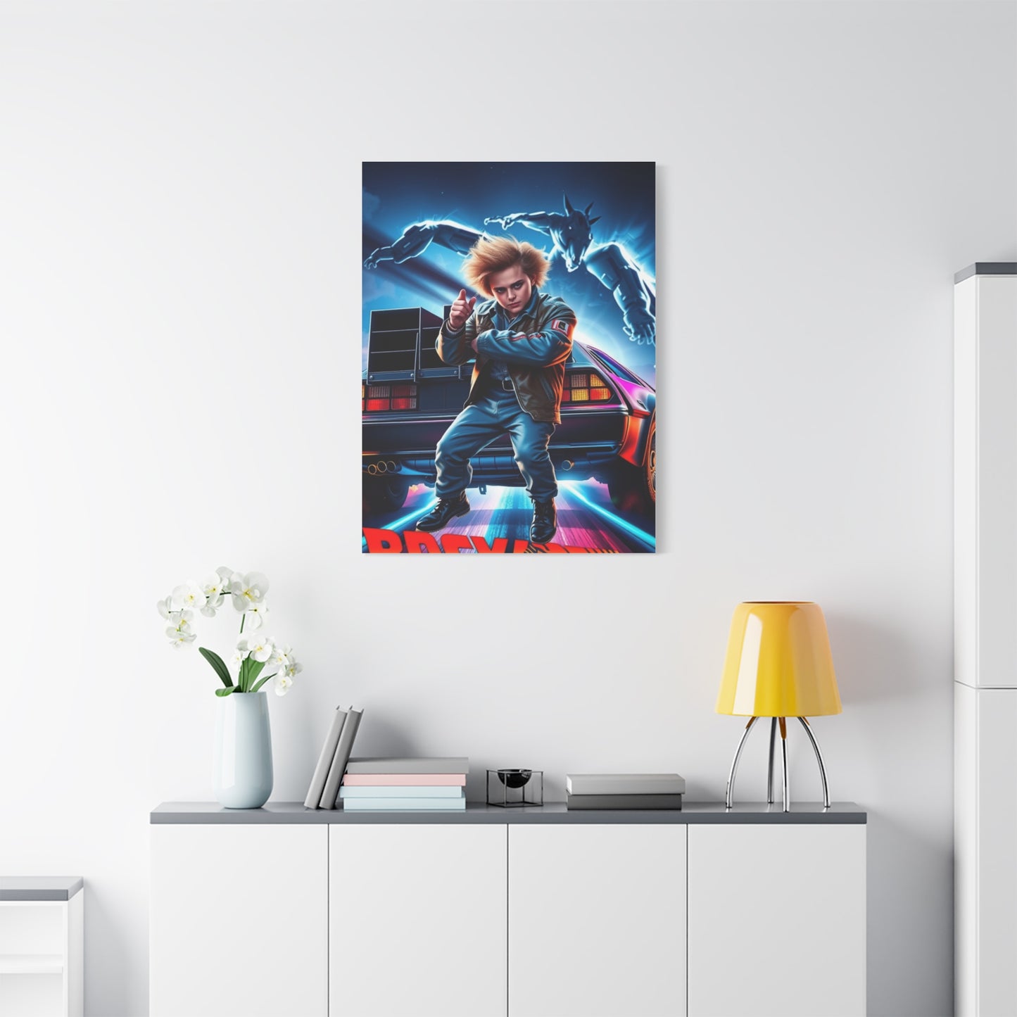 Masterpiece Back to the Future Art Vision Wall Art & Canvas Print