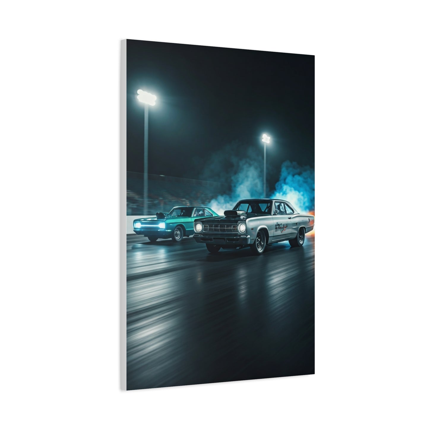 1967 Plymouth GTX vs 1967 Dodge Coronet R/T Super Stock Showdown Wall Art & Canvas Prints