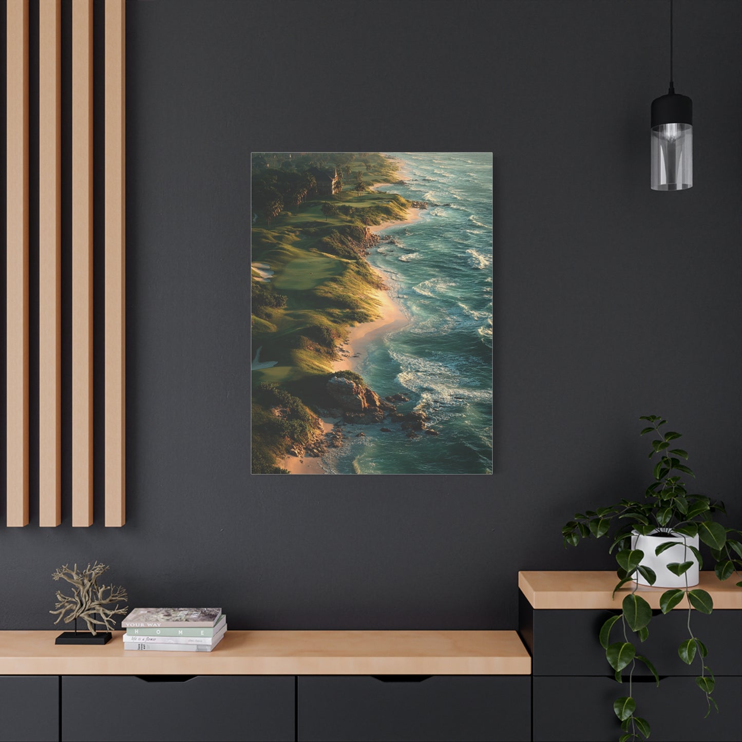 Coastal Links Golf Course Aerial Wall Art & Canvas Print