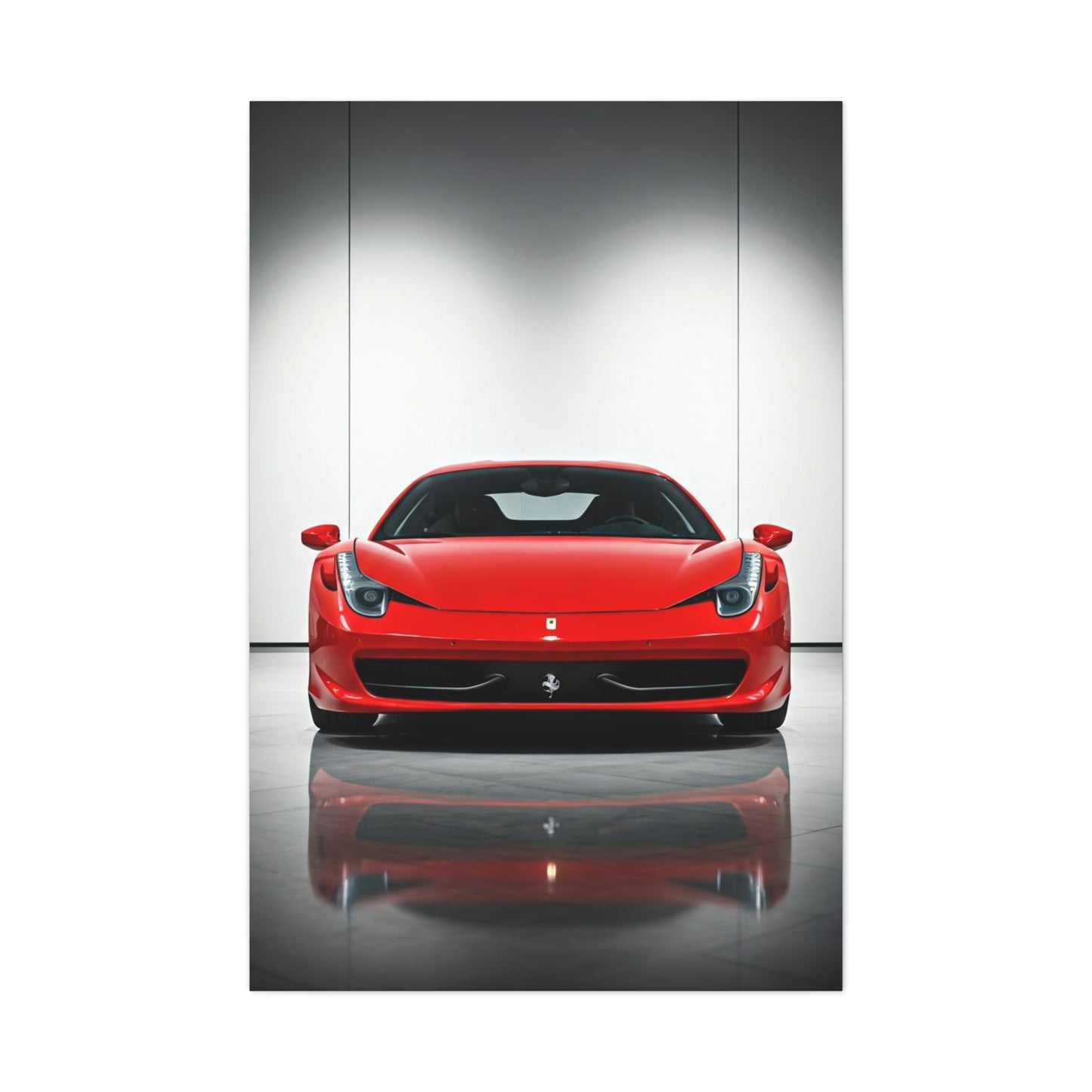 Ferrari 458 Italia Luxury Showroom Wall Art & Canvas Prints