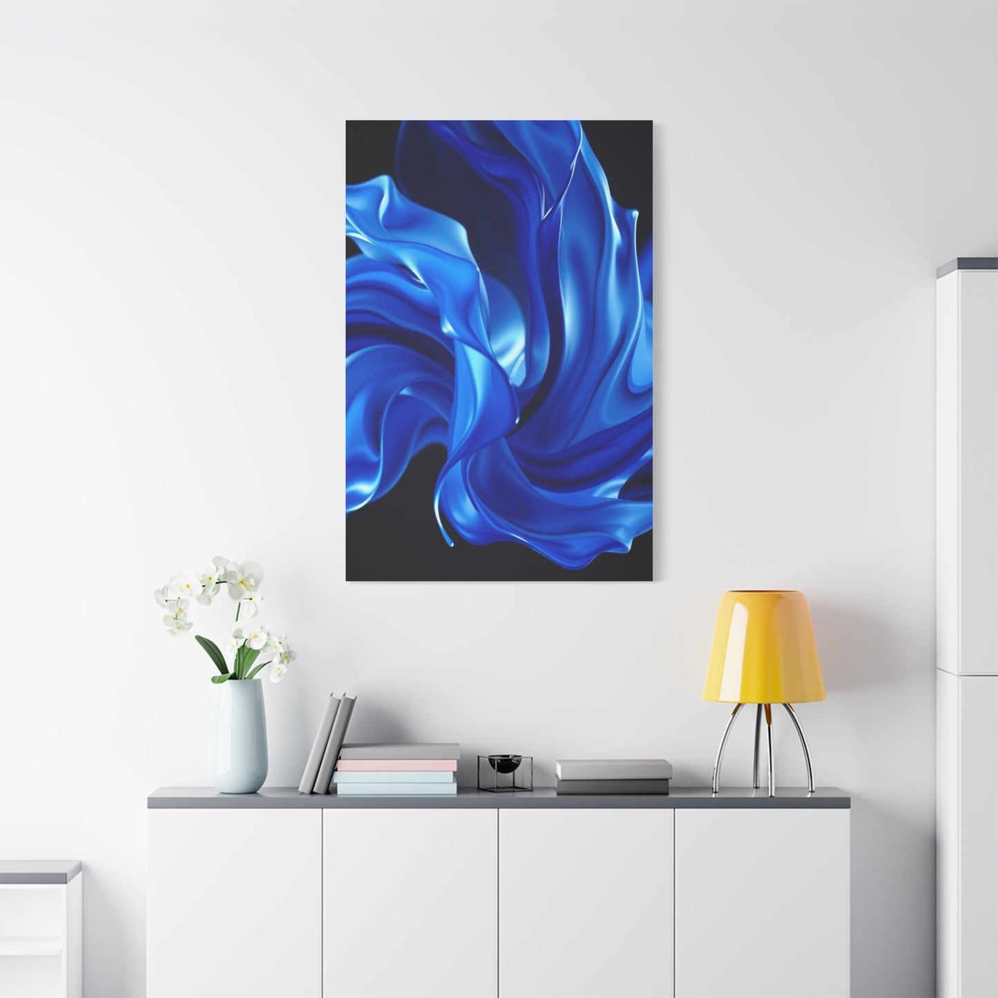 Masterpiece Blue Abstract Art Vision Wall Art & Canvas Print
