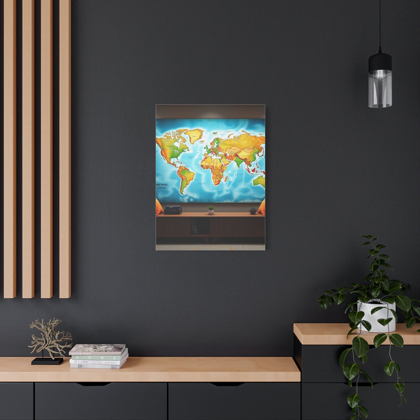 World Map Art Supreme Gallery Wall Art & Canvas Print