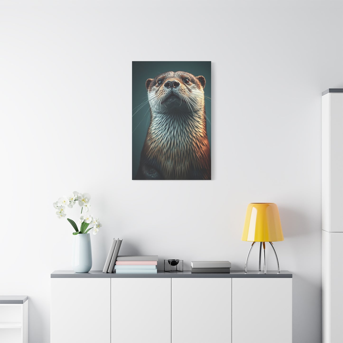Vision Otter Art Art Wall Art & Canvas Print