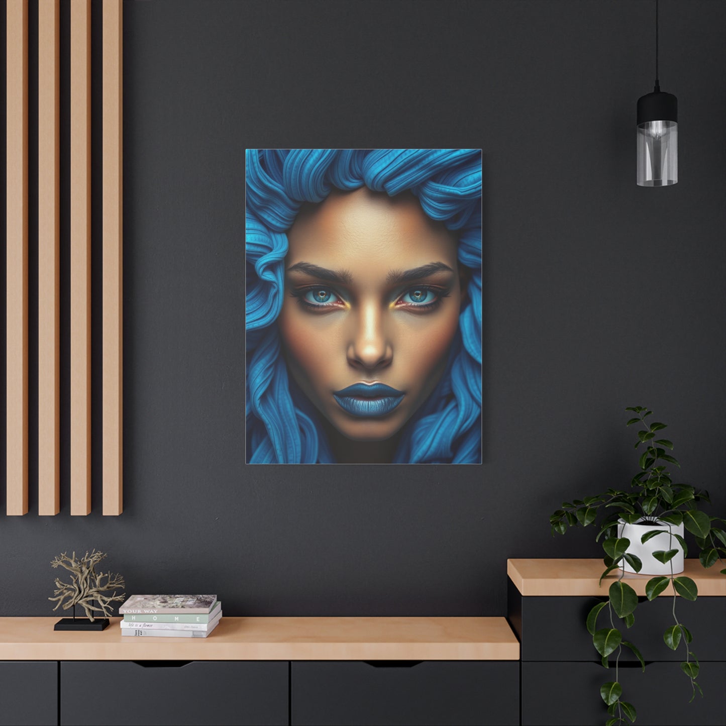 Supreme Blue & Green Art Collection Wall Art & Canvas Print
