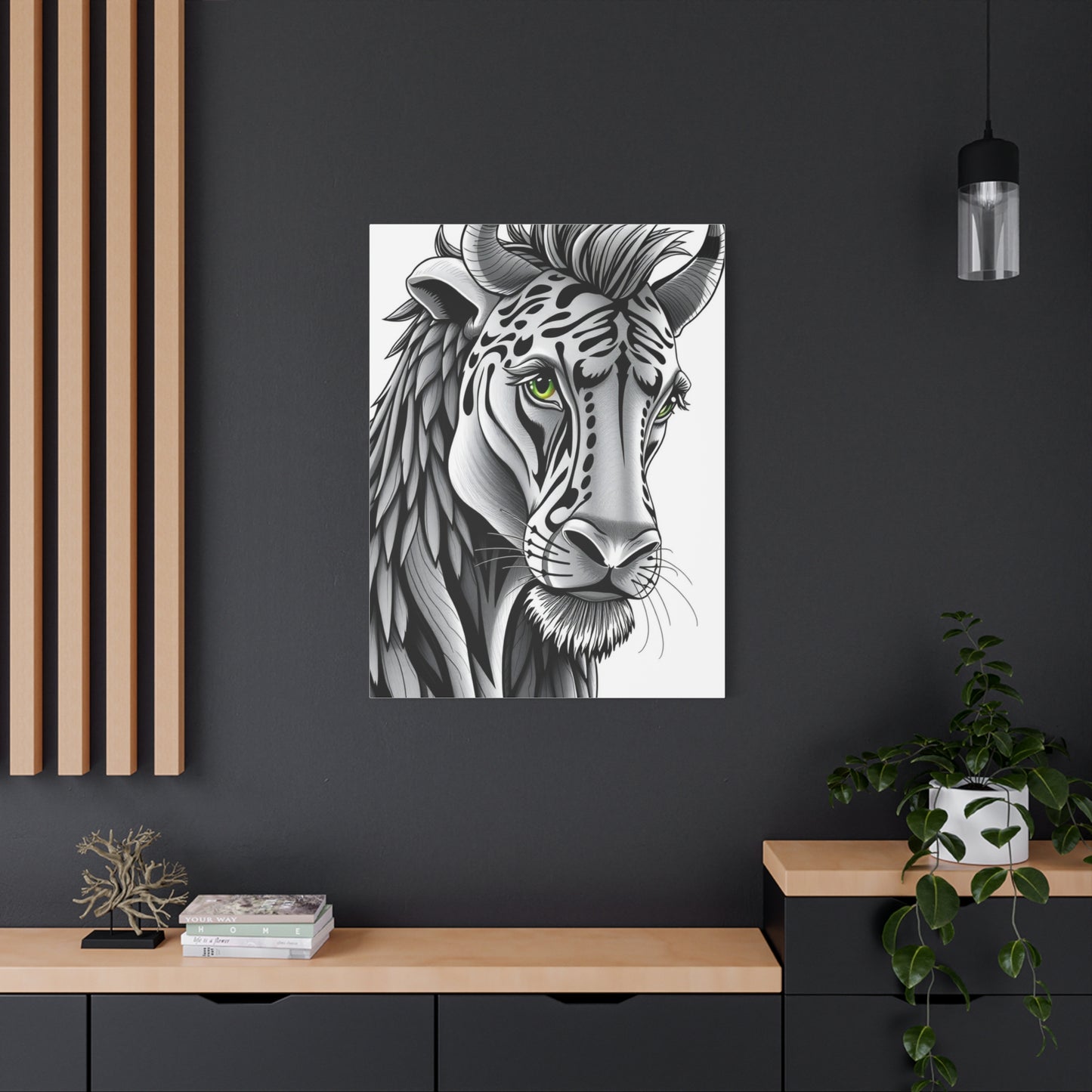 Supreme Black and White Illustrations Art Collection Wall Art & Canvas Print