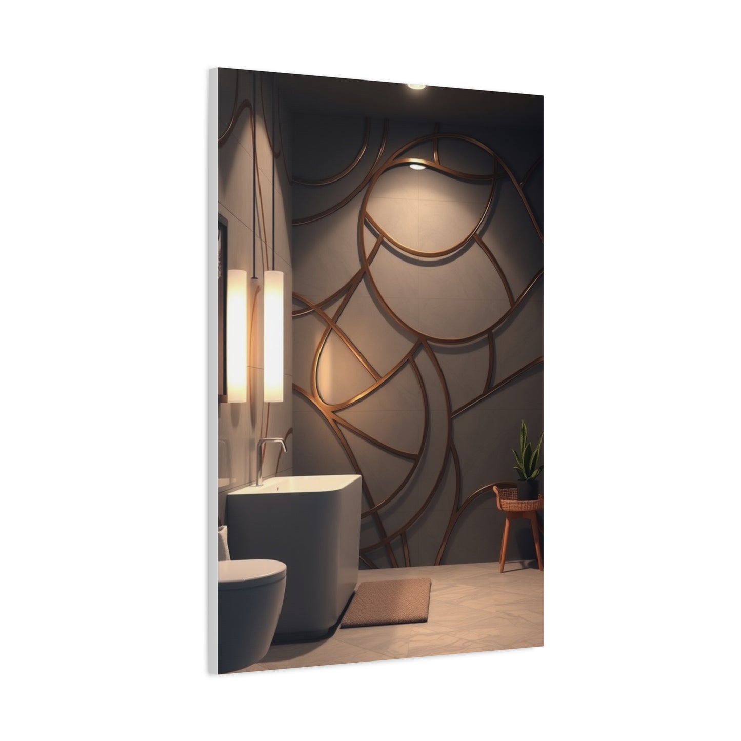 Tranquil Cascade Art Wall Art & Canvas Print