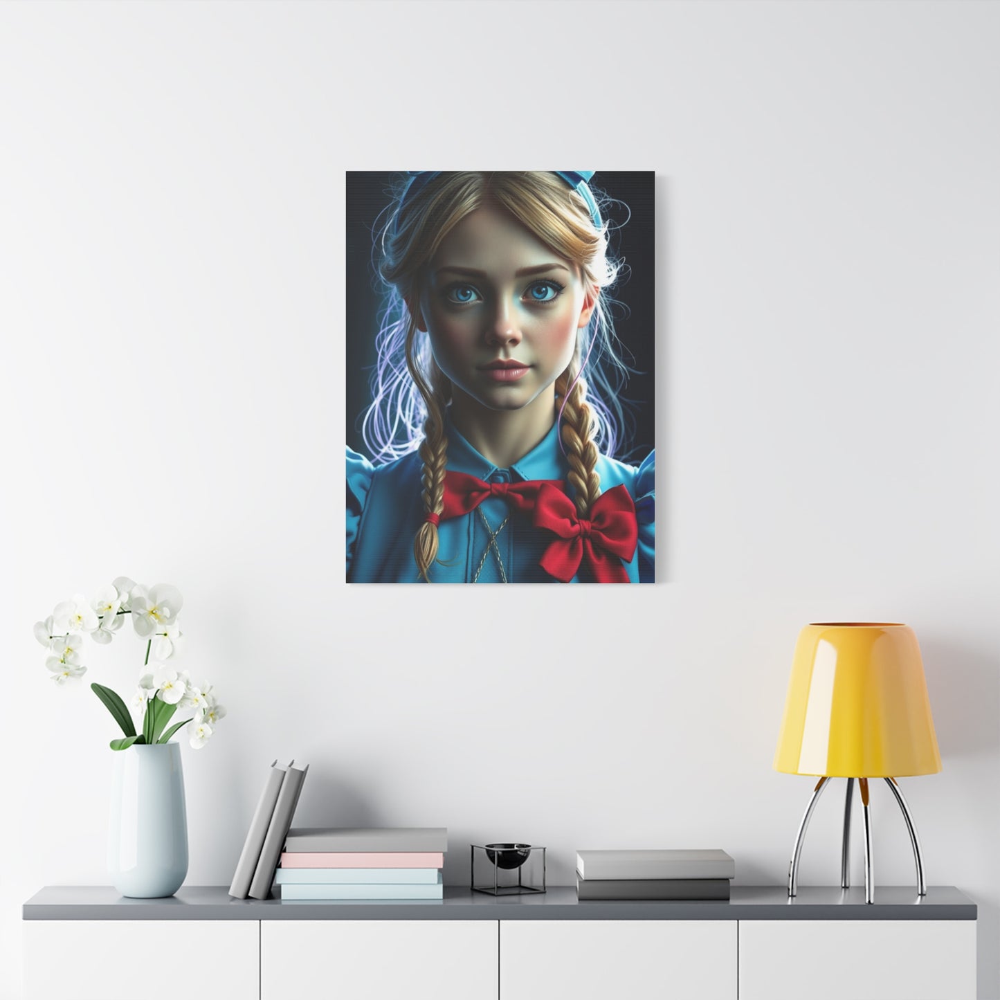 Masterpiece Alice In Wonderland Characters Art Vision Wall Art & Canvas Print