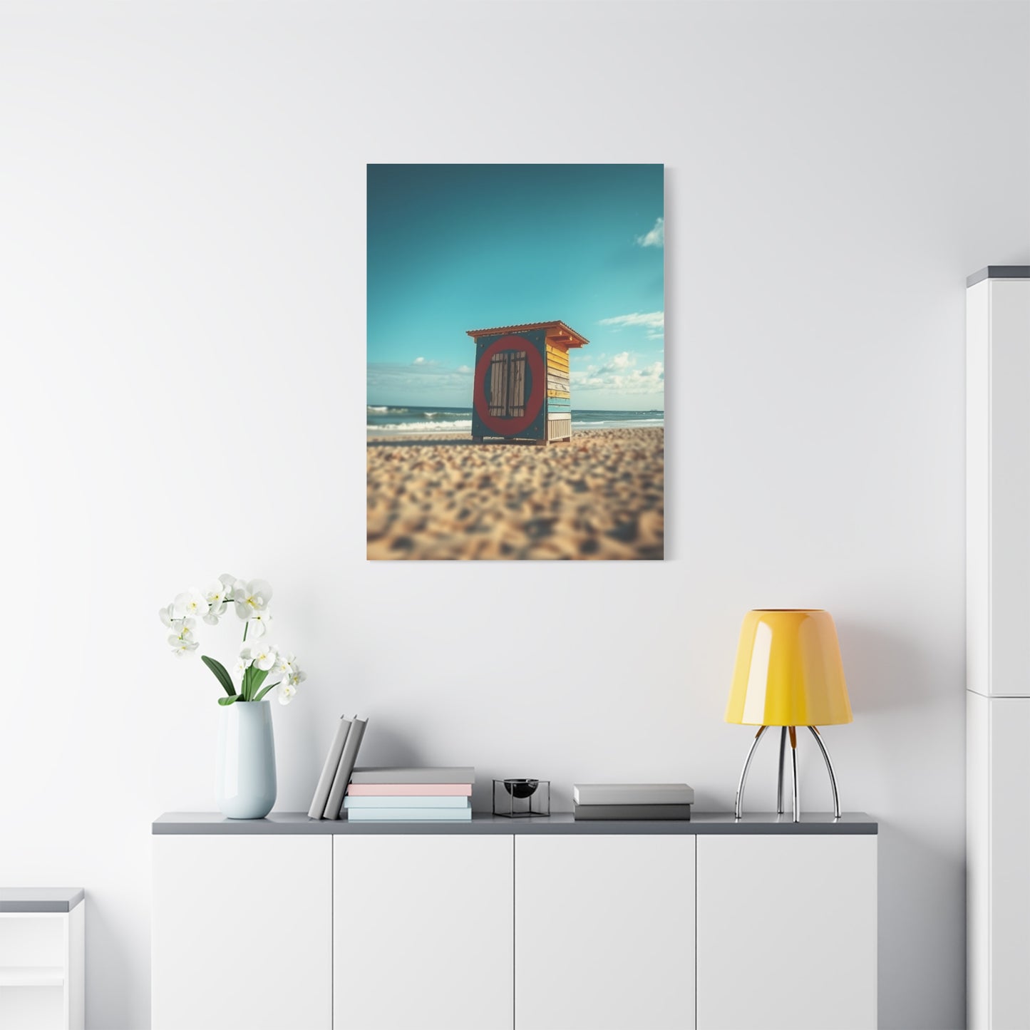 Celestial Coastline Canvas Wall Art & Canvas Print