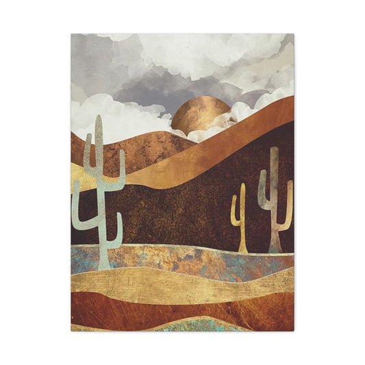 Large Cactus In Desert Wall Art & Canvas Prints